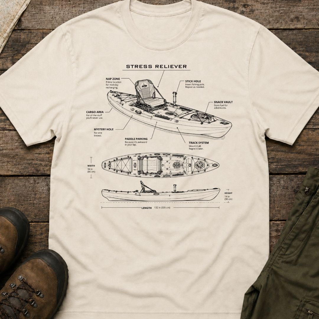 Kayak Schematic T-Shirt