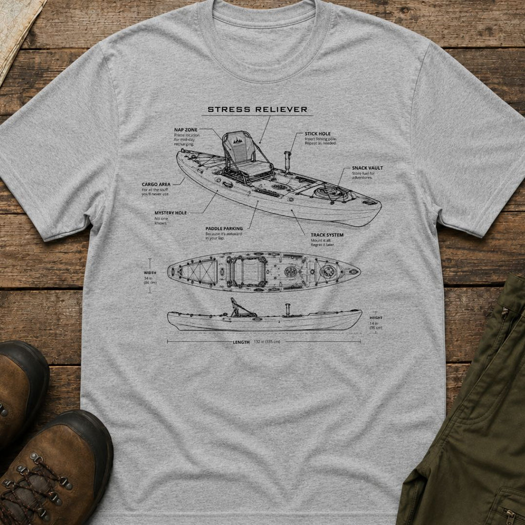 Kayak Schematic T-Shirt