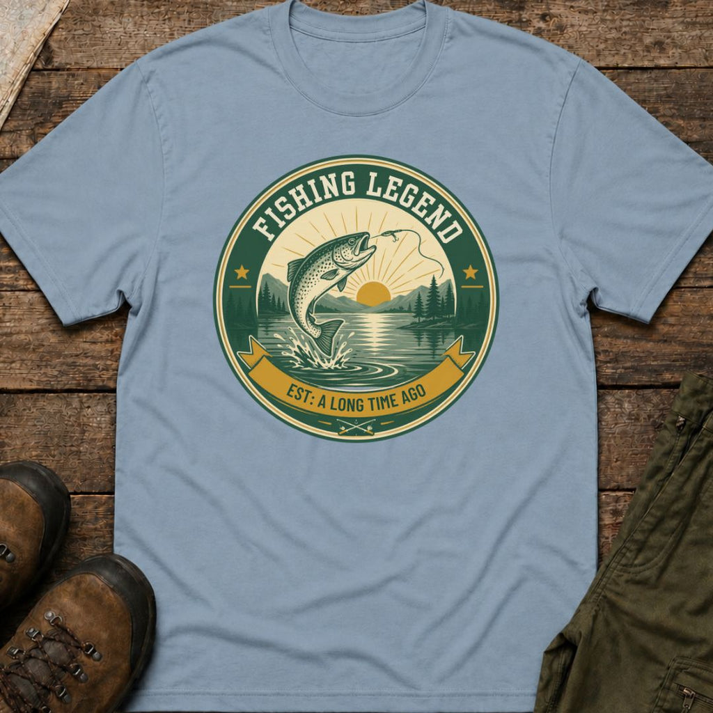 Fishing Legend  EST: A Long Time Ago T‑Shirt