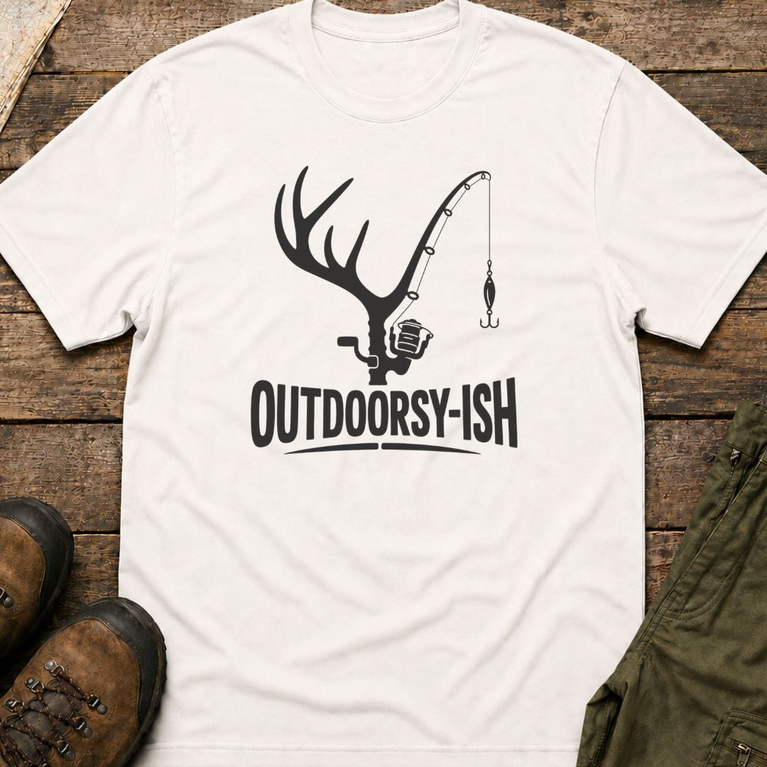 Outdoorsy-ish Fishing & Hunting T-Shirt