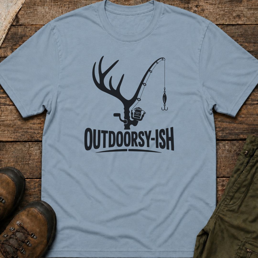 Outdoorsy-ish Fishing & Hunting T-Shirt