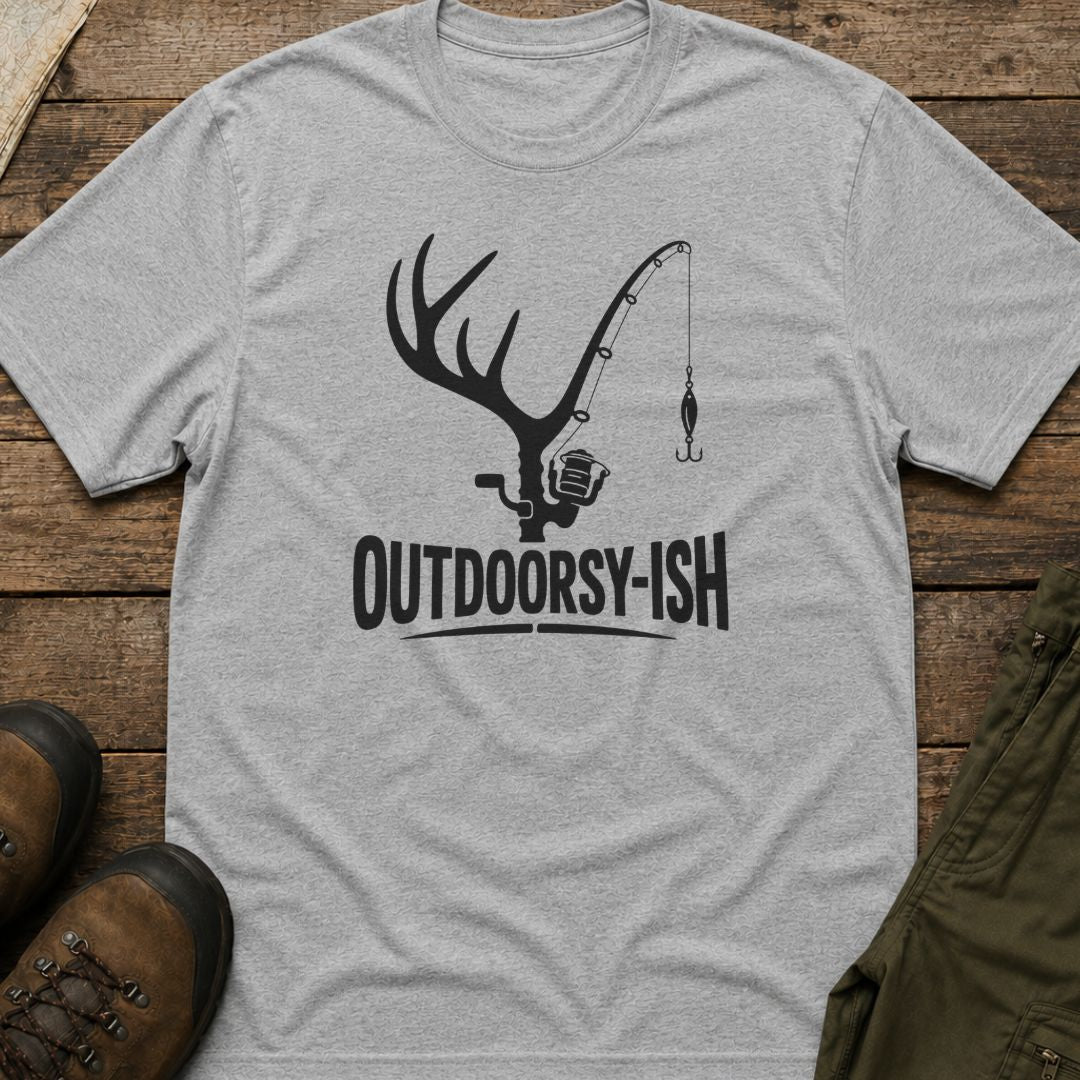 Outdoorsy-ish Fishing & Hunting T-Shirt