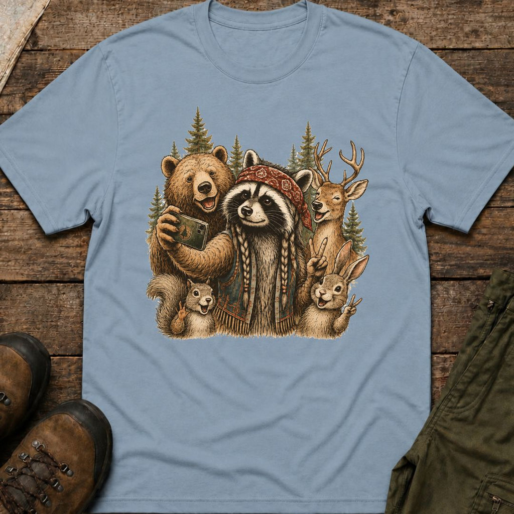 Woodland Friends Selfie T‑Shirt