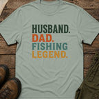 Husband Dad Fishing Legend