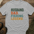 Husband Dad Fishing Legend