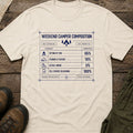 Weekend Camper Composition T-Shirt