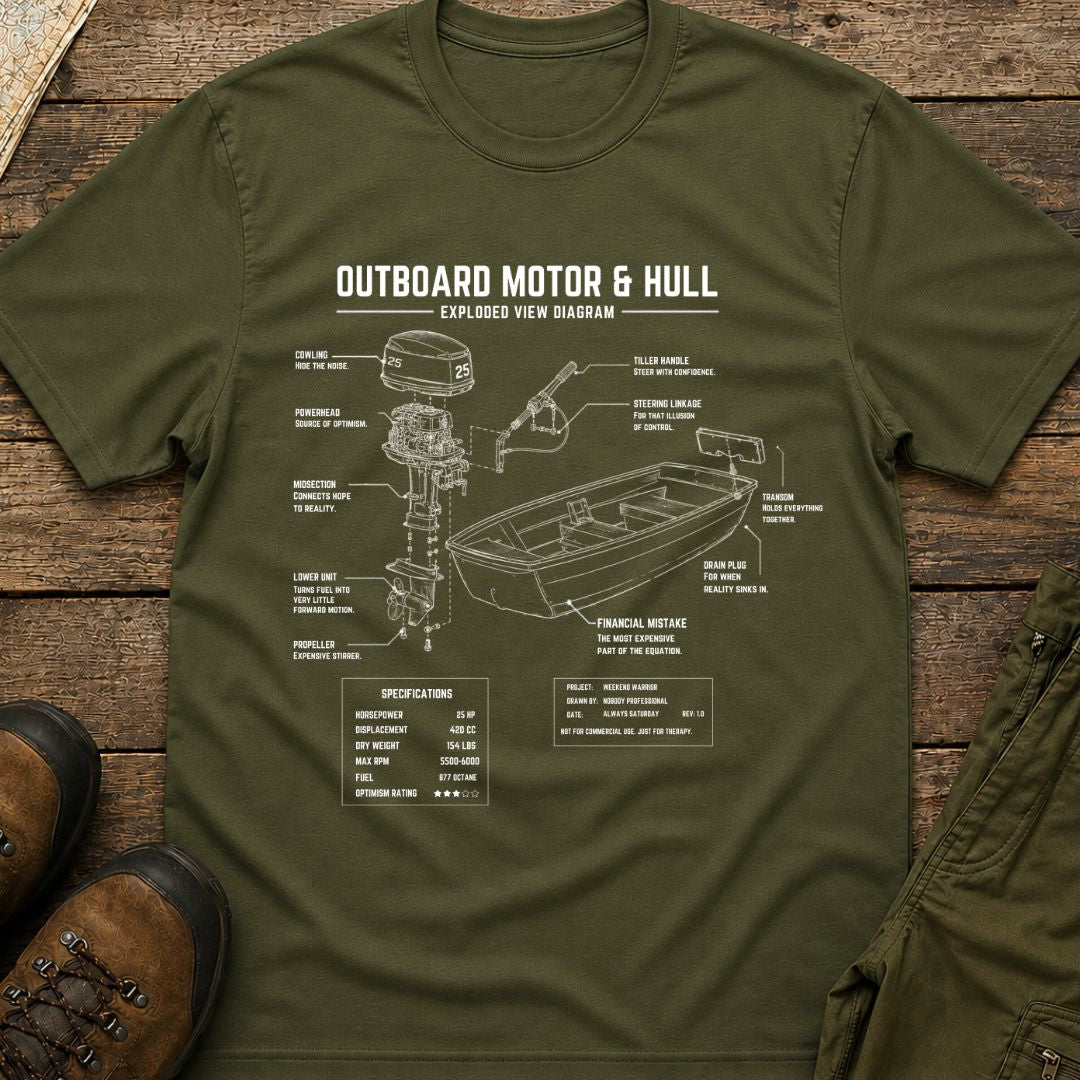 Outboard Motor & Hull Diagram