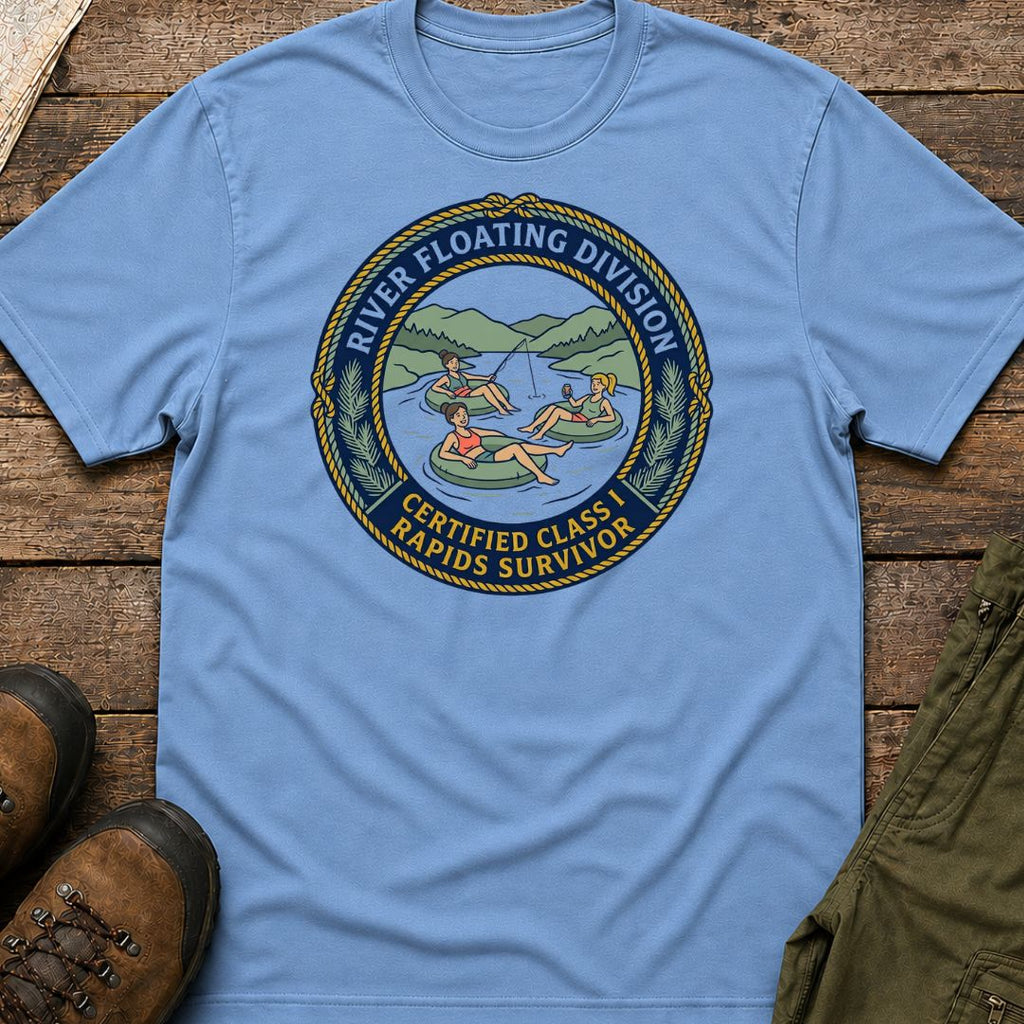 Class 1 Rapids Survivor in Floats T-Shirt