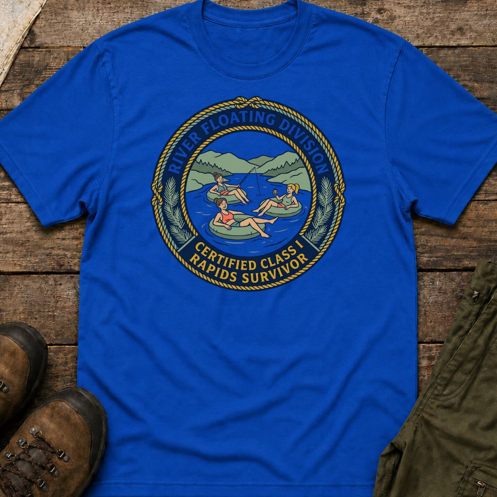 Class 1 Rapids Survivor in Floats T-Shirt