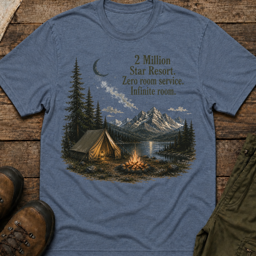 2 Million Star Resort. Zero room service. Infinite room.