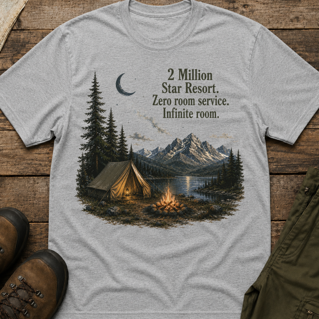 2 Million Star Resort. Zero room service. Infinite room.