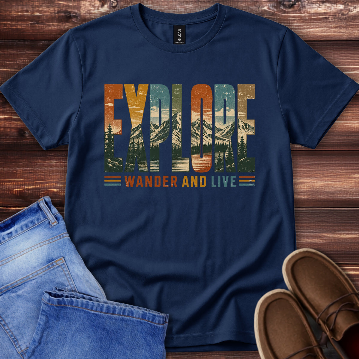 Explore | Wander and Live T-Shirt